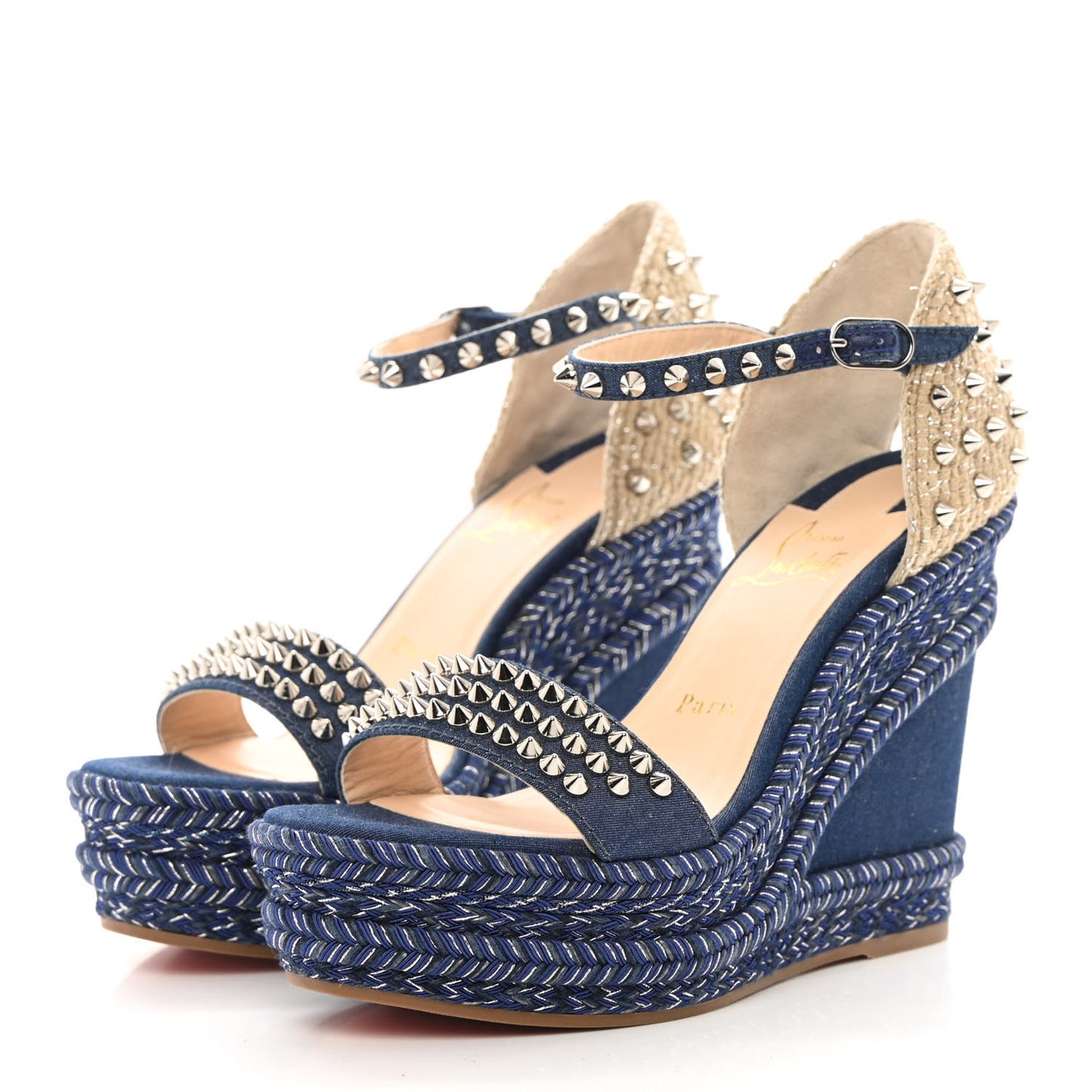 Denim Madmonica 120 Wedge Sandals 37 Blue