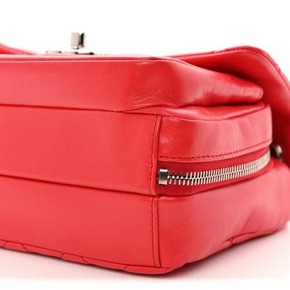 Chanel Aged Calfskin Quilted Express Zip Around Flap Red 10 of 10