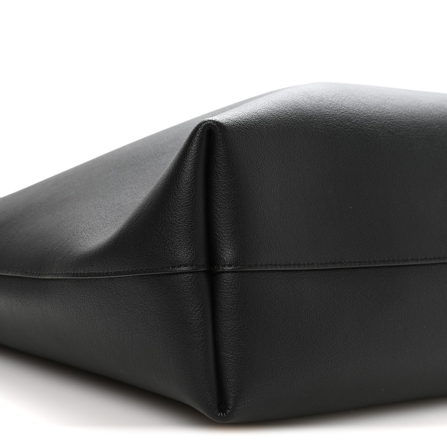 Saint Laurent Calfskin Large Shopping Tote Black 9 of 10