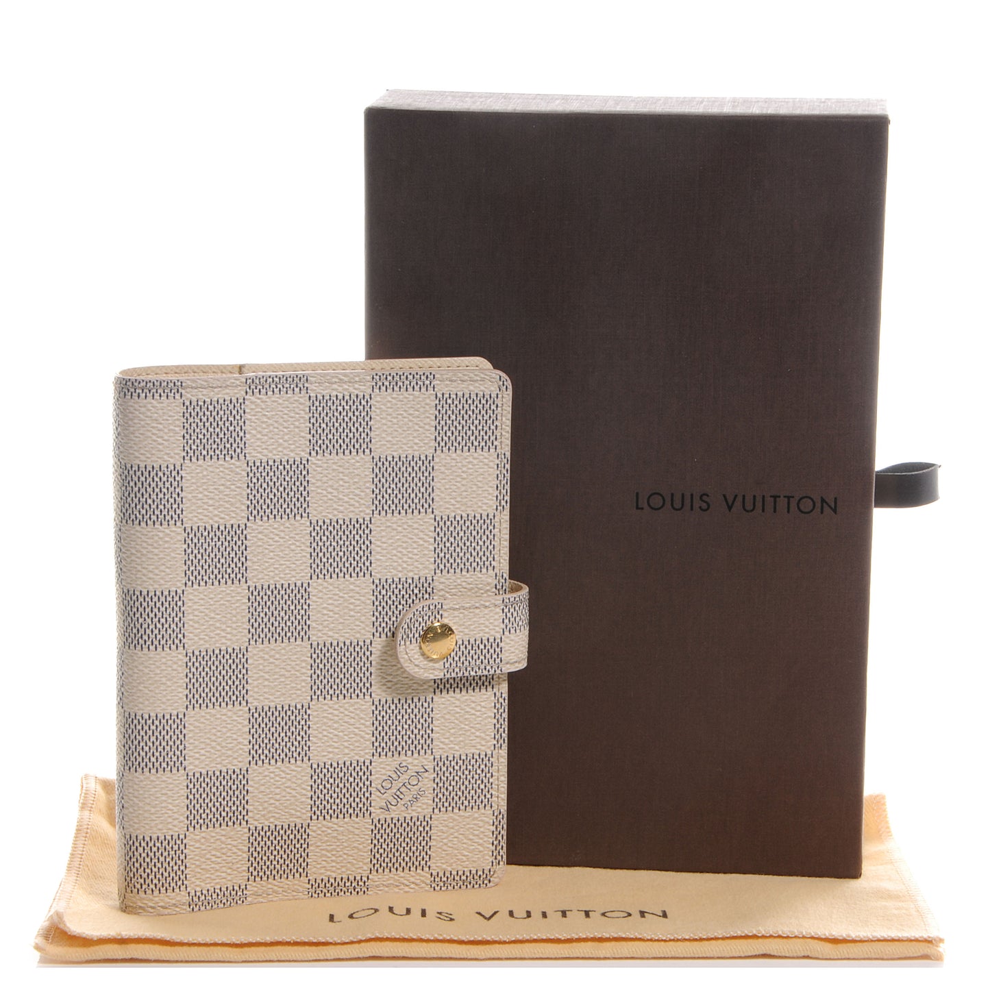 Damier Azur Small Ring Agenda Cover