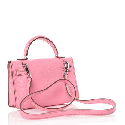 Hermes Epsom Tiny Kelly Sellier 5P Pink 3 of 35