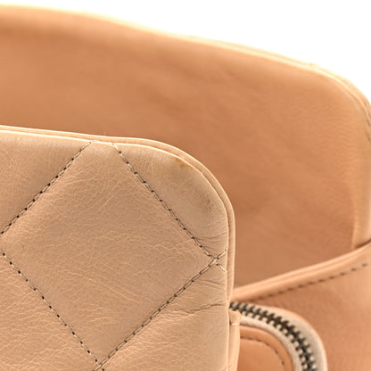 Chanel Calfskin Quilted Large CC Crown Tote Beige 13 of 18