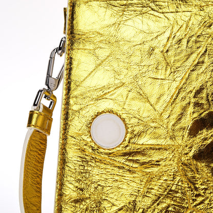 Christian Dior Metallic Calfskin Medium Diorever Flap Gold 9 of 10