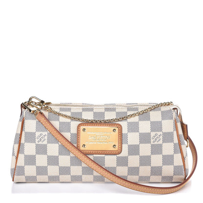 Louis Vuitton Damier Azur Eva Clutch 1 of 9