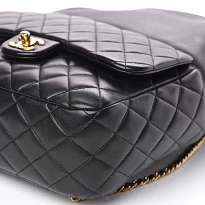 Chanel Lambskin Quilted Large In Seoul Backpack Navy 9 of 11