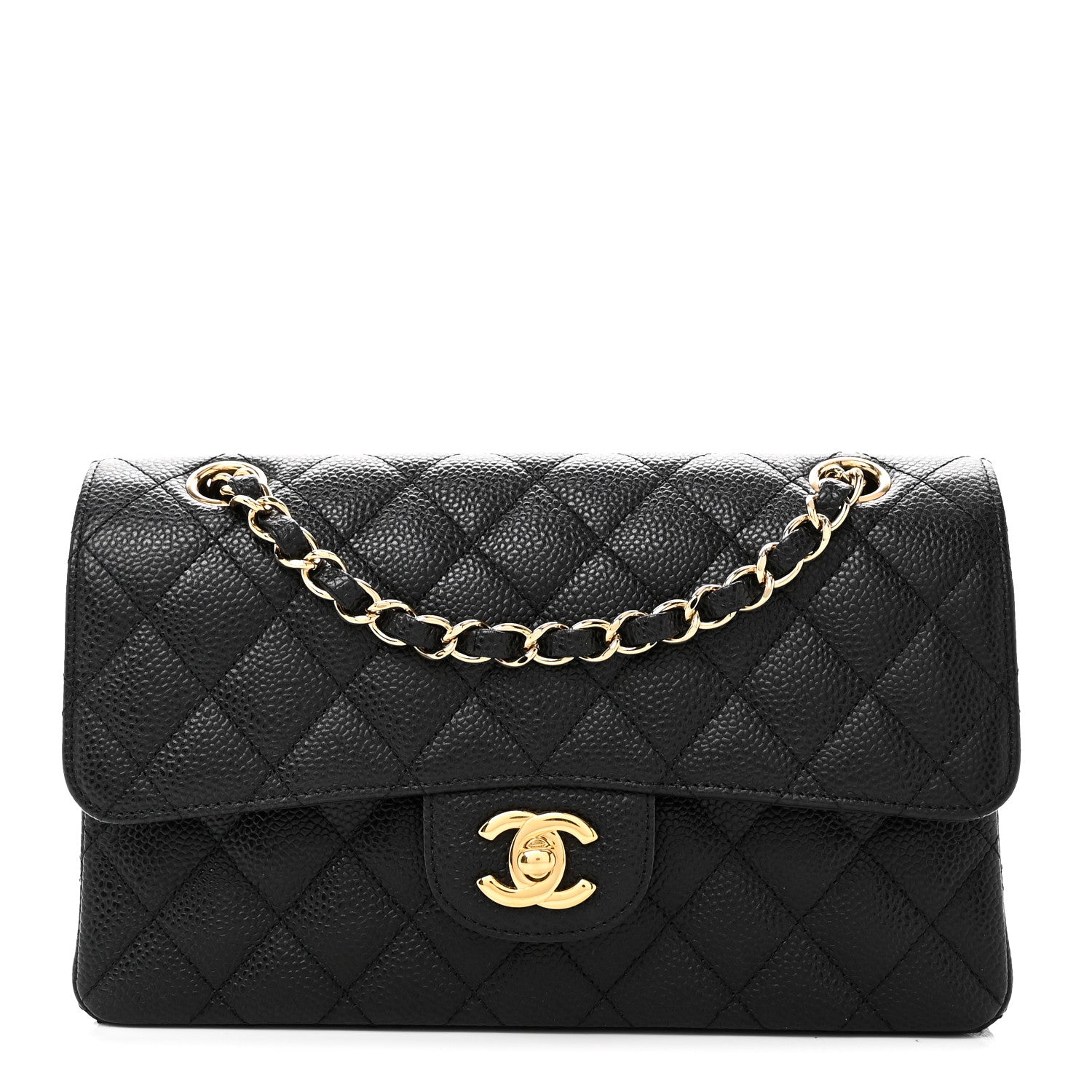 Chanel Caviar Quilted Small Double Flap Black 1 of 11