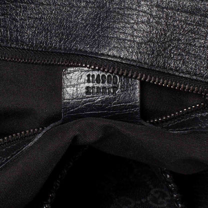 Gucci Monogram Large Horsebit Chain Hobo Black 7 of 9