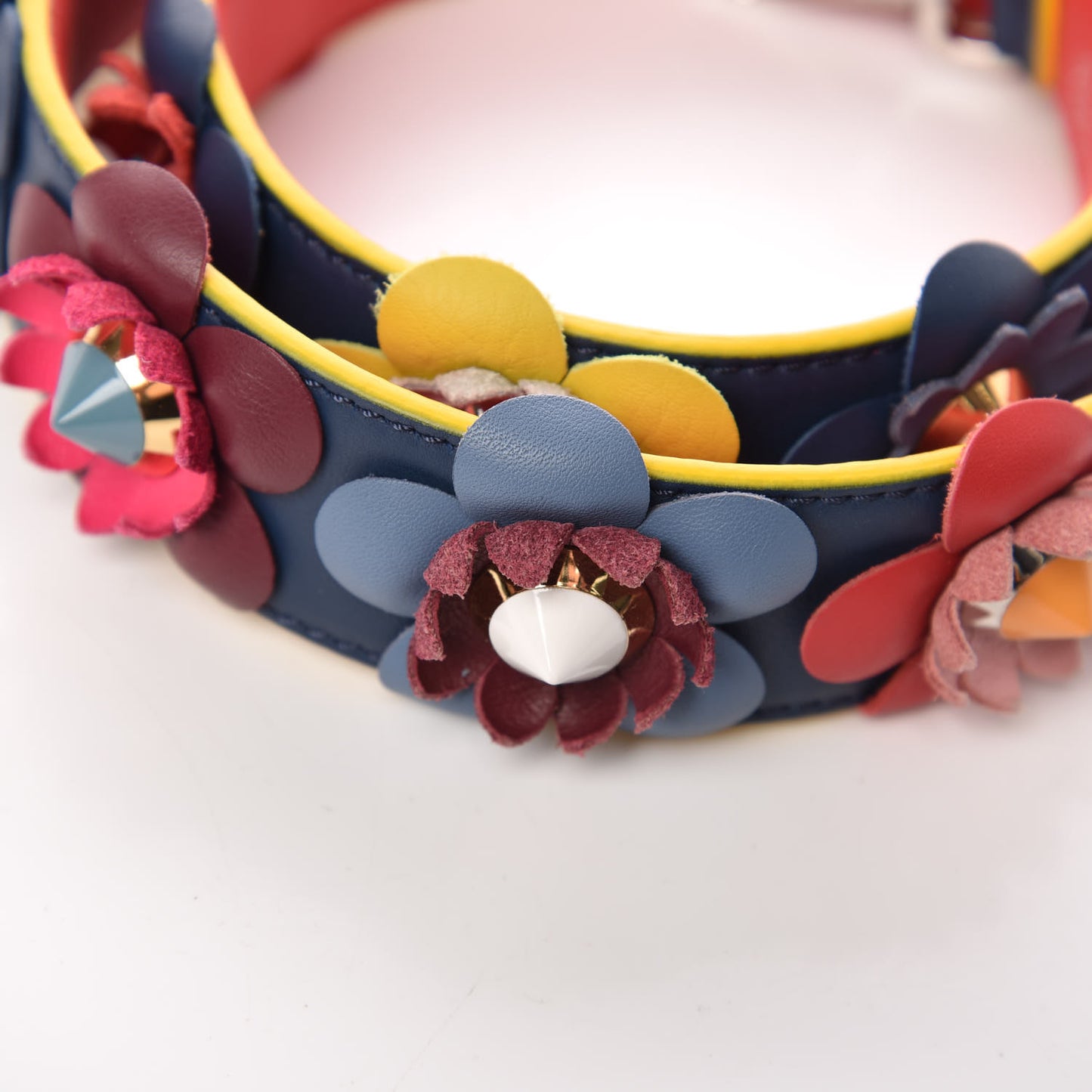 Vitello Dolce Flowerland Studded Strap You Blue Corallo Multicolor