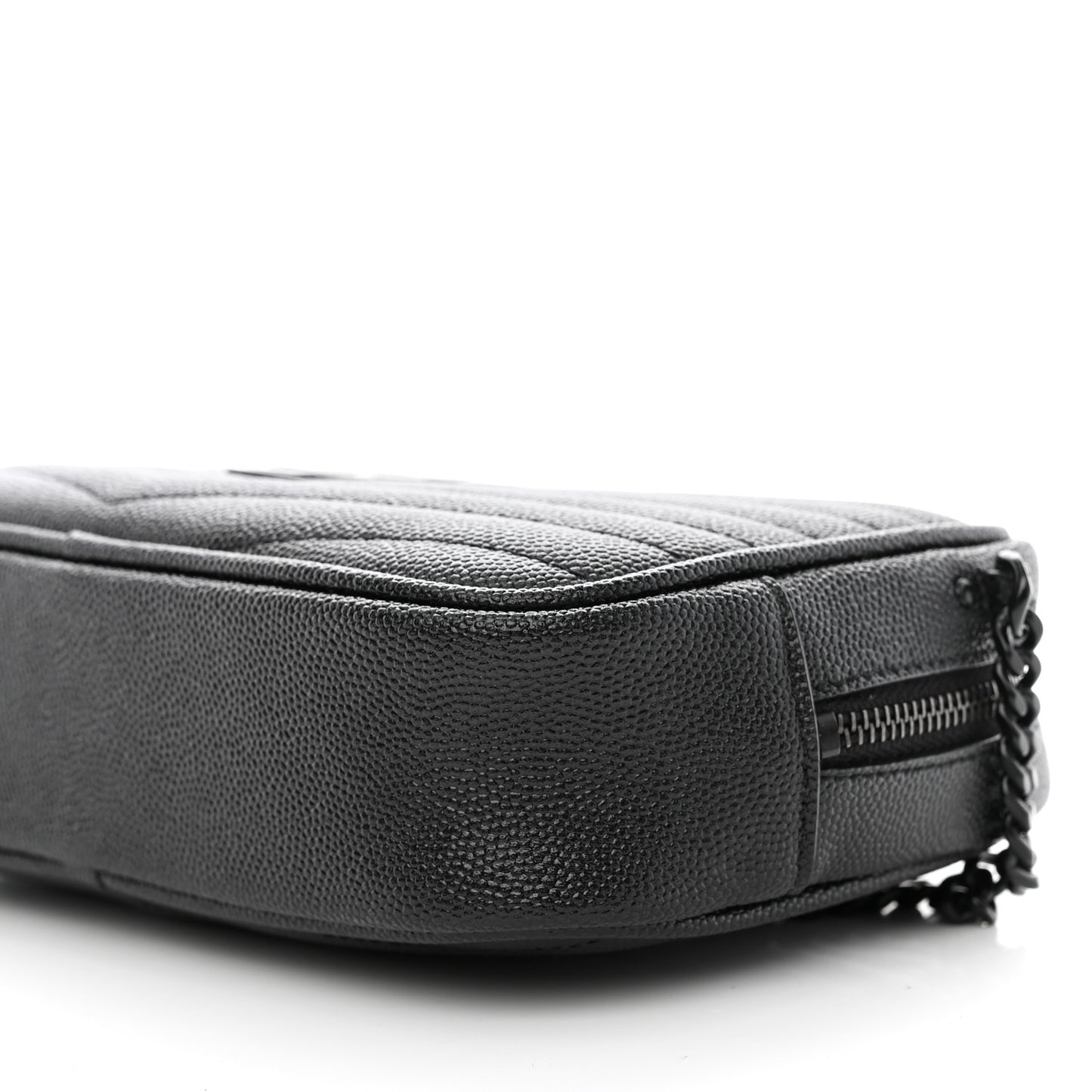 Grain De Poudre Matelasse Monogram Mini Lou Camera Bag Black