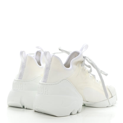 Christian Dior Technical Fabric Rubber Womens D-Connect Sneakers 38.5 White 4 of 9