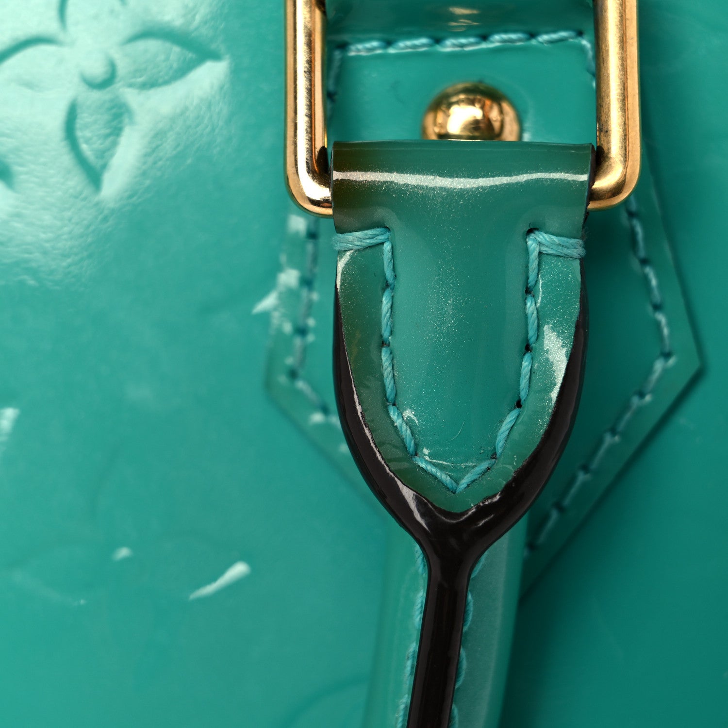 Louis Vuitton Vernis Alma BB Turquoise 16 of 22