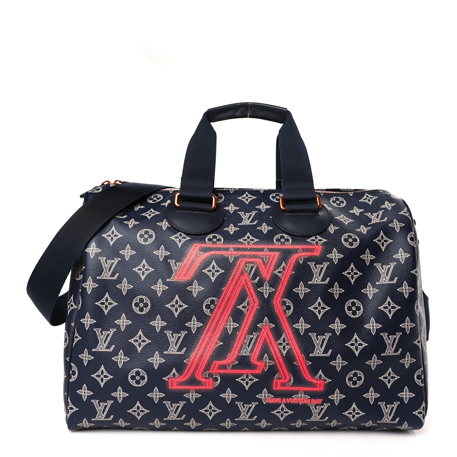 Louis Vuitton Monogram Upside Down Speedy Bandouliere 40 1 of 7