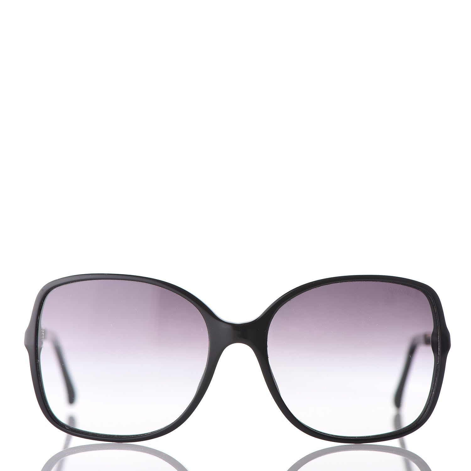 Chanel Lambskin Square Chain Sunglasses 5210-Q Black 3 of 8