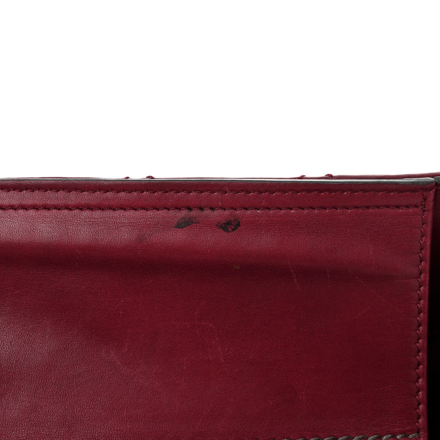 Chanel Calfskin Quilted Perfect Edge Tote Burgundy 12 of 14