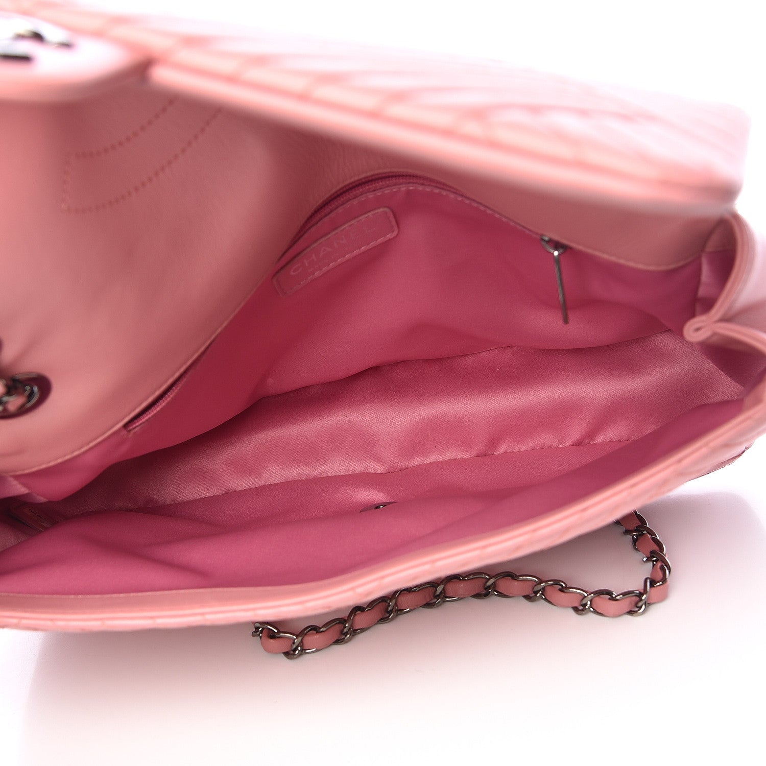 Chanel Lambskin Quilted Large CC Crossing Flap Pink 5 of 11