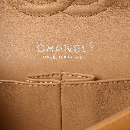Chanel Glazed Lambskin Quilted Medium Bijoux Chain Double Flap Mango 6 of 15