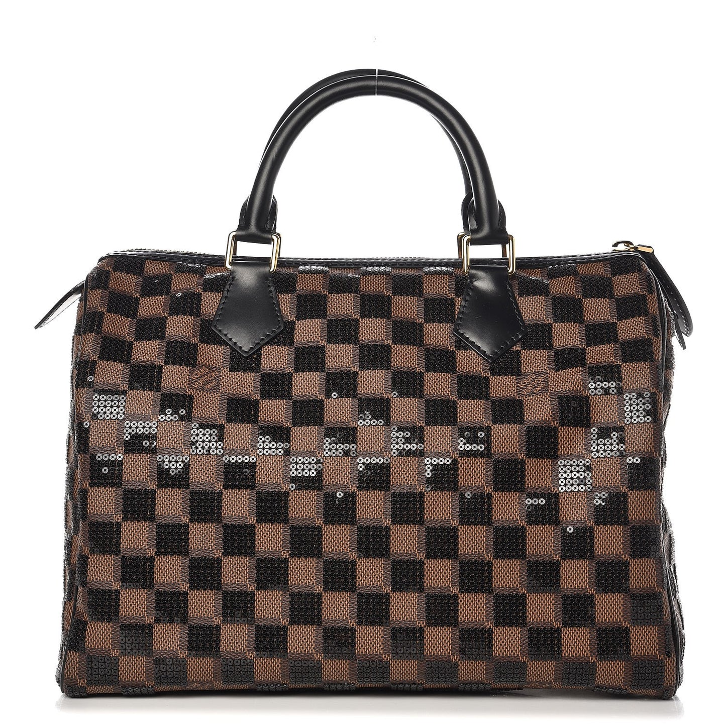 Damier Paillettes Speedy 30 Black