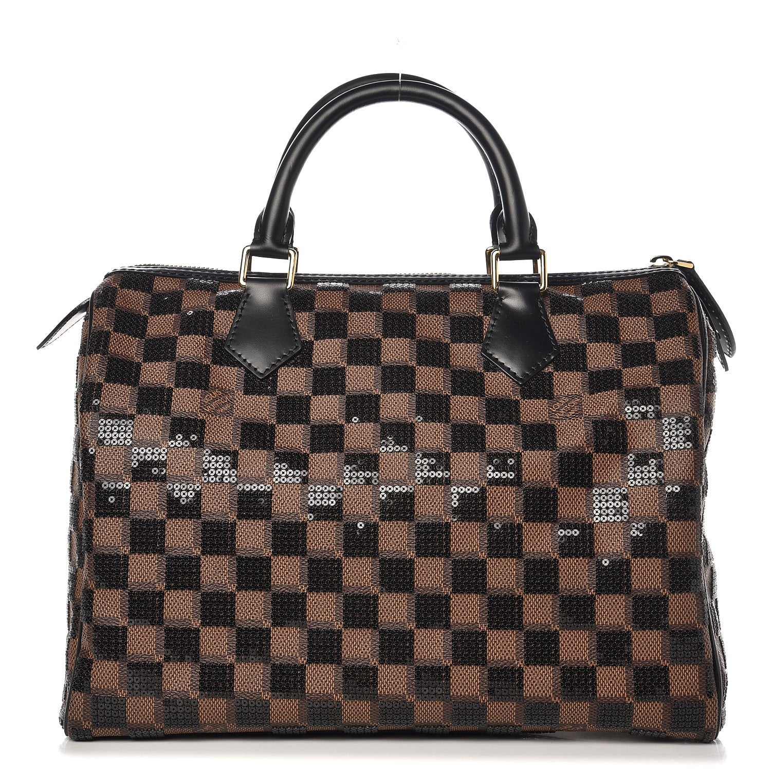 Louis Vuitton Damier Paillettes Speedy 30 Black 1 of 7