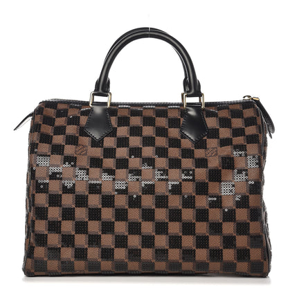 Louis Vuitton Damier Paillettes Speedy 30 Black 1 of 7