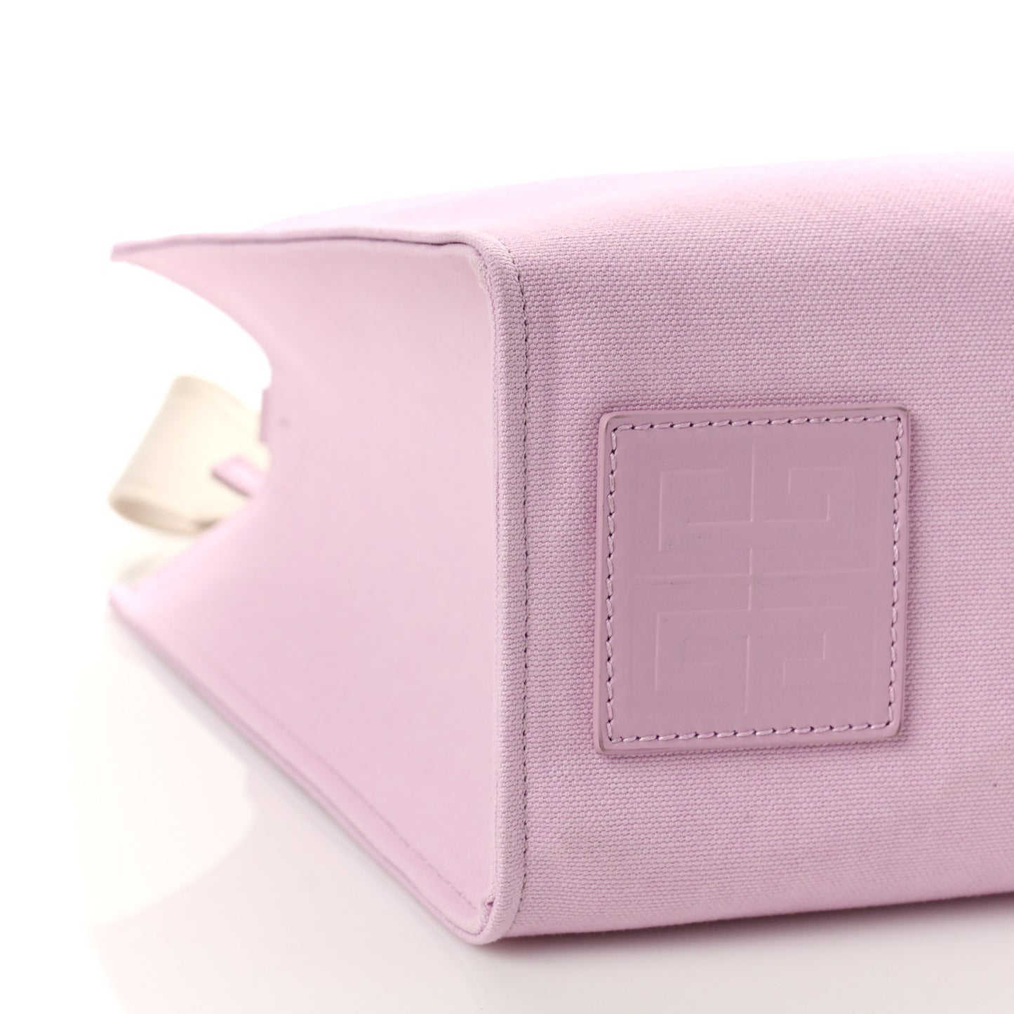 Canvas Embroidered Medium G-Tote Old Pink
