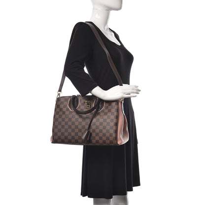 Louis Vuitton Cuir Taurillon Damier Ebene Normandy Magnolia 2 of 9