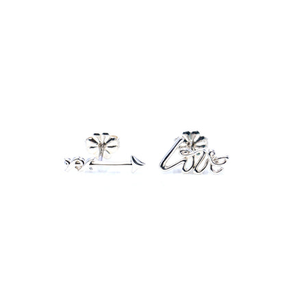 Tiffany Sterling Silver Paloma Picasso Love Arrow Earrings 4 of 7