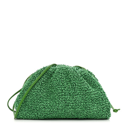 Bottega Veneta Boucle Curly Raffia The Mini Pouch Parakeet 1 of 9