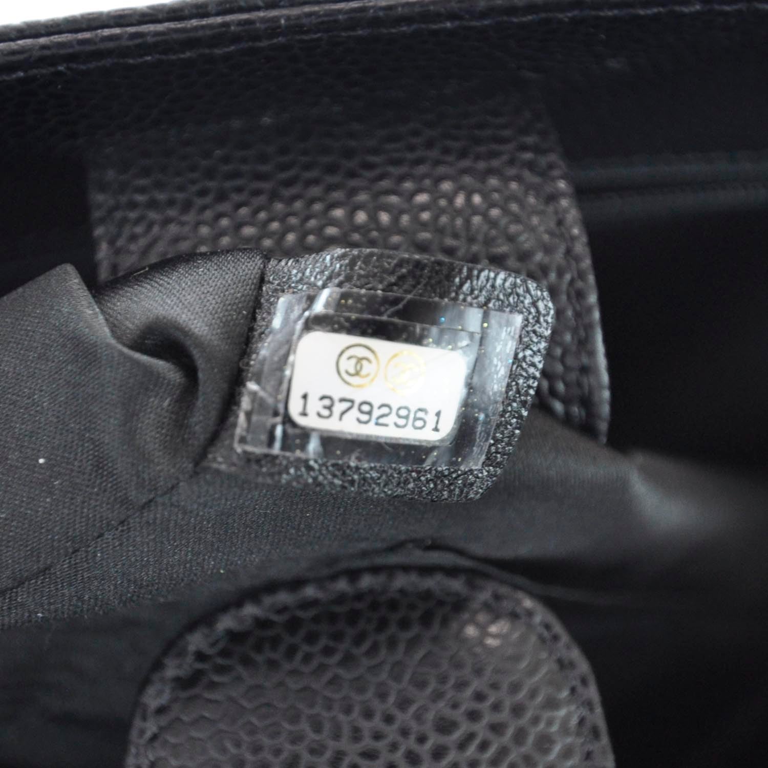 Chanel Caviar Petit Shopping Tote PST Black 10 of 11