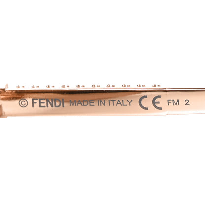 Fendi Metal Crystal Square Sunglasses FF 0439/S Rose Gold 5 of 7