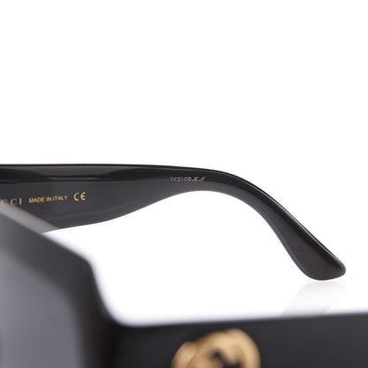 Gucci Acetate Square Frame Sunglasses GG0053S Black 7 of 8