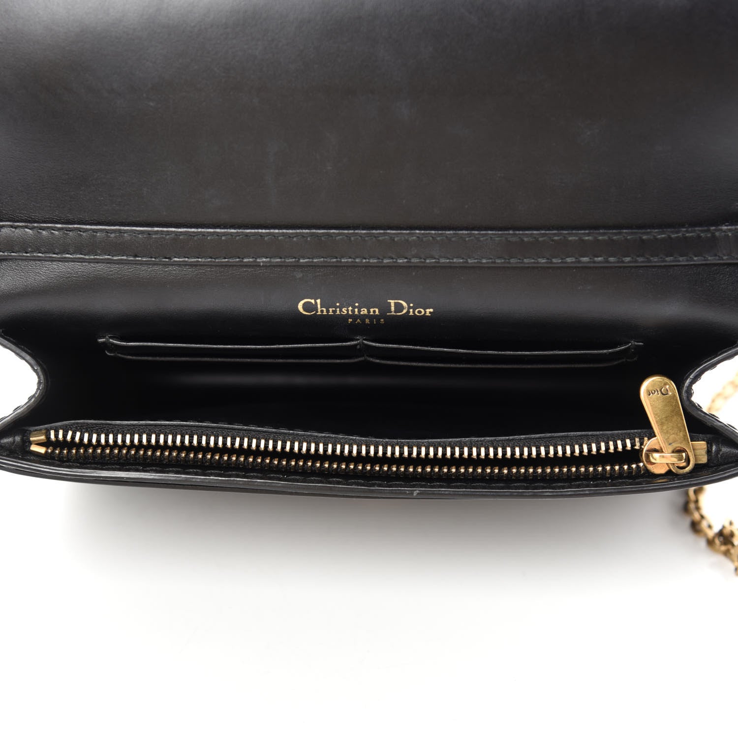 Christian Dior Calfskin J'Adior Wallet on Chain Pouch Black 5 of 17