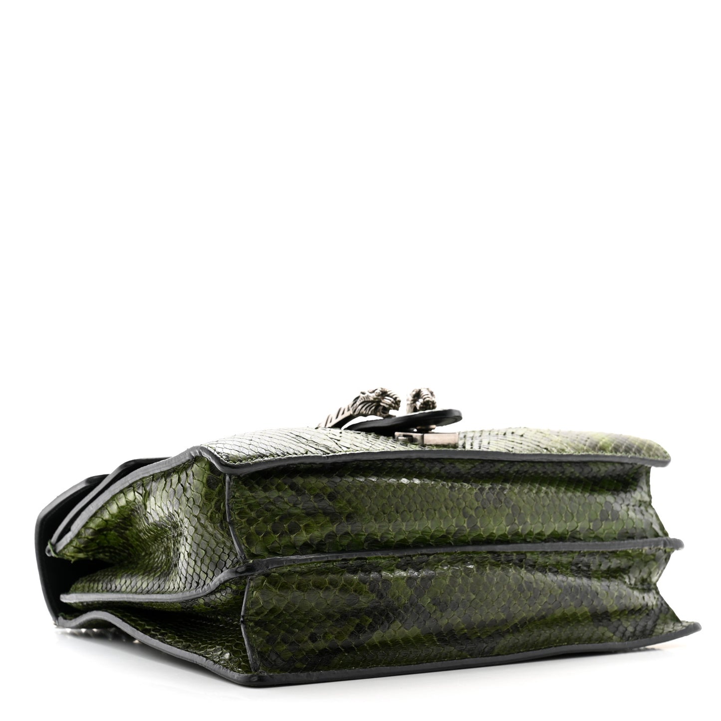 Snakeskin Medium Dionysus Shoulder Bag Green
