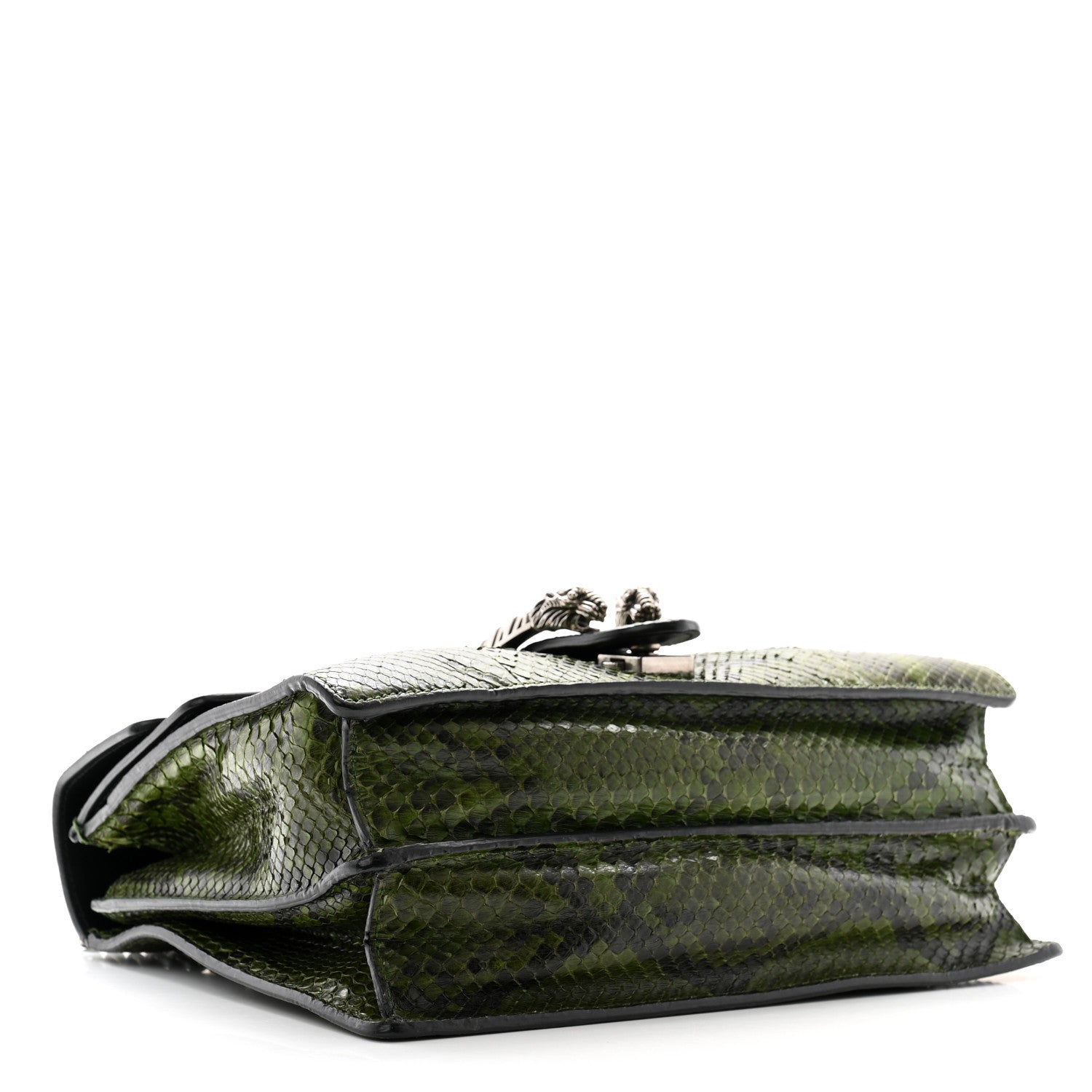 Gucci Snakeskin Medium Dionysus Shoulder Bag Green 4 of 13