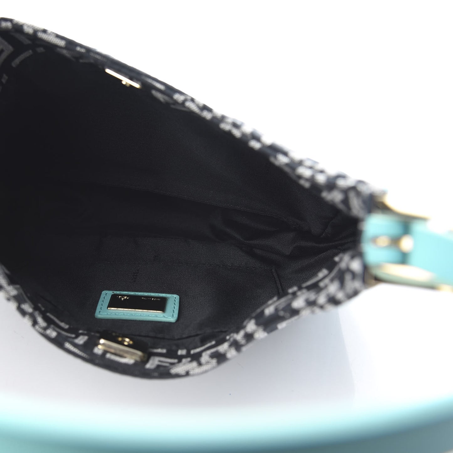Zucchino Mini Hobo Black White Azzurro