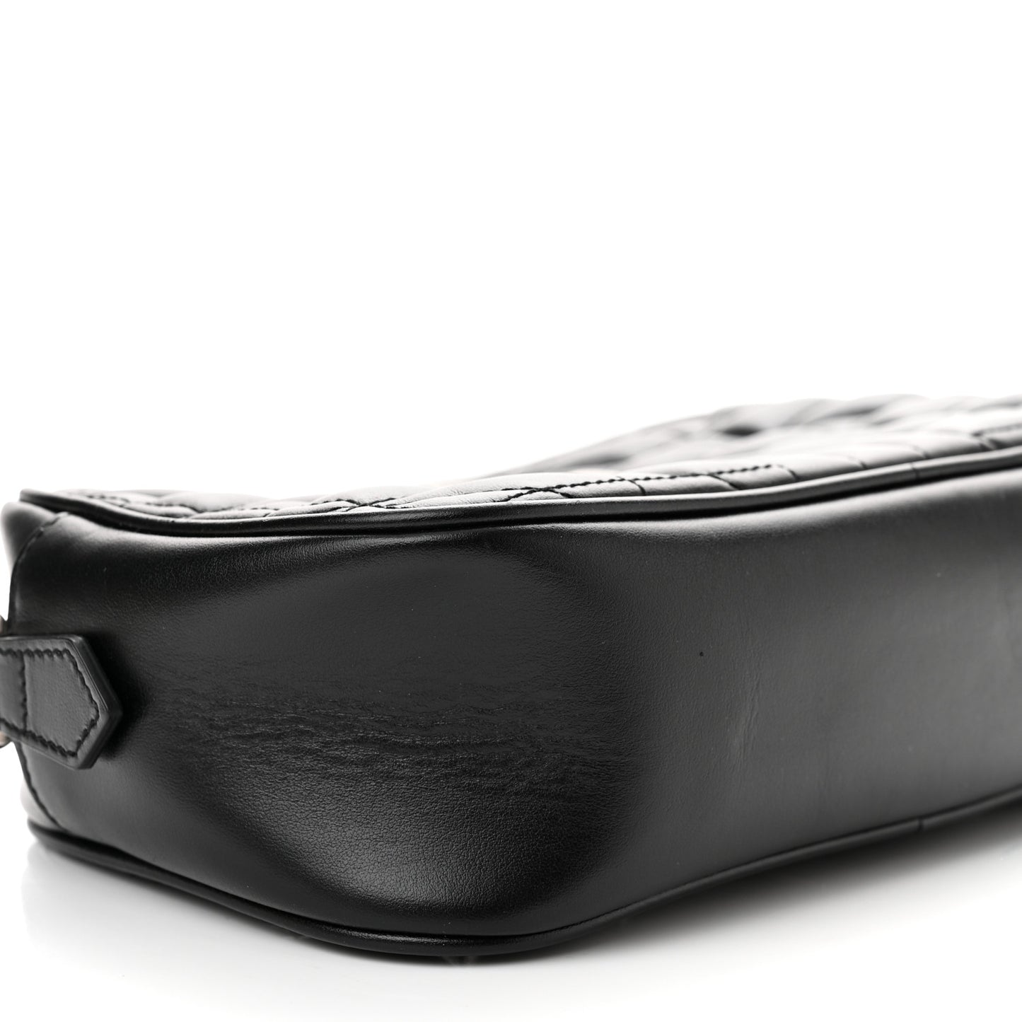 Calfskin Matelasse Aria Small GG Marmont Chain Shoulder Bag Black