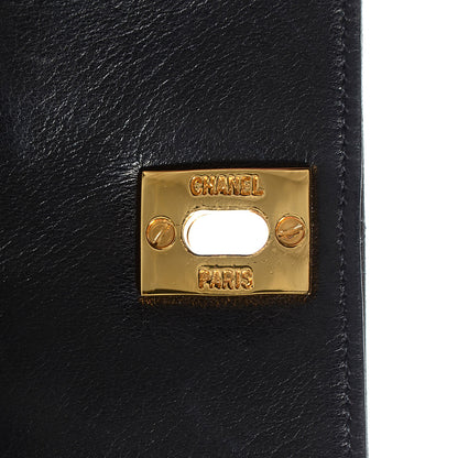 Chanel Lambskin Quilted Shoulder Bag Black 8 of 8