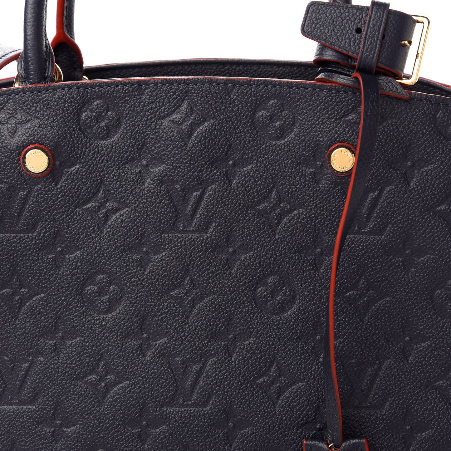 Empreinte Montaigne MM Marine Rouge