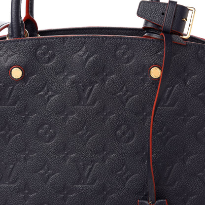 Louis Vuitton Empreinte Montaigne MM Marine Rouge 10 of 11