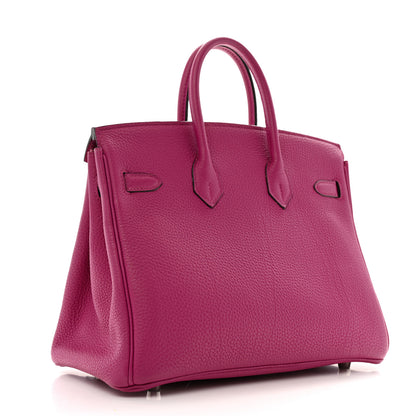 Hermes Togo Birkin 25 Rose Pourpre 3 of 17