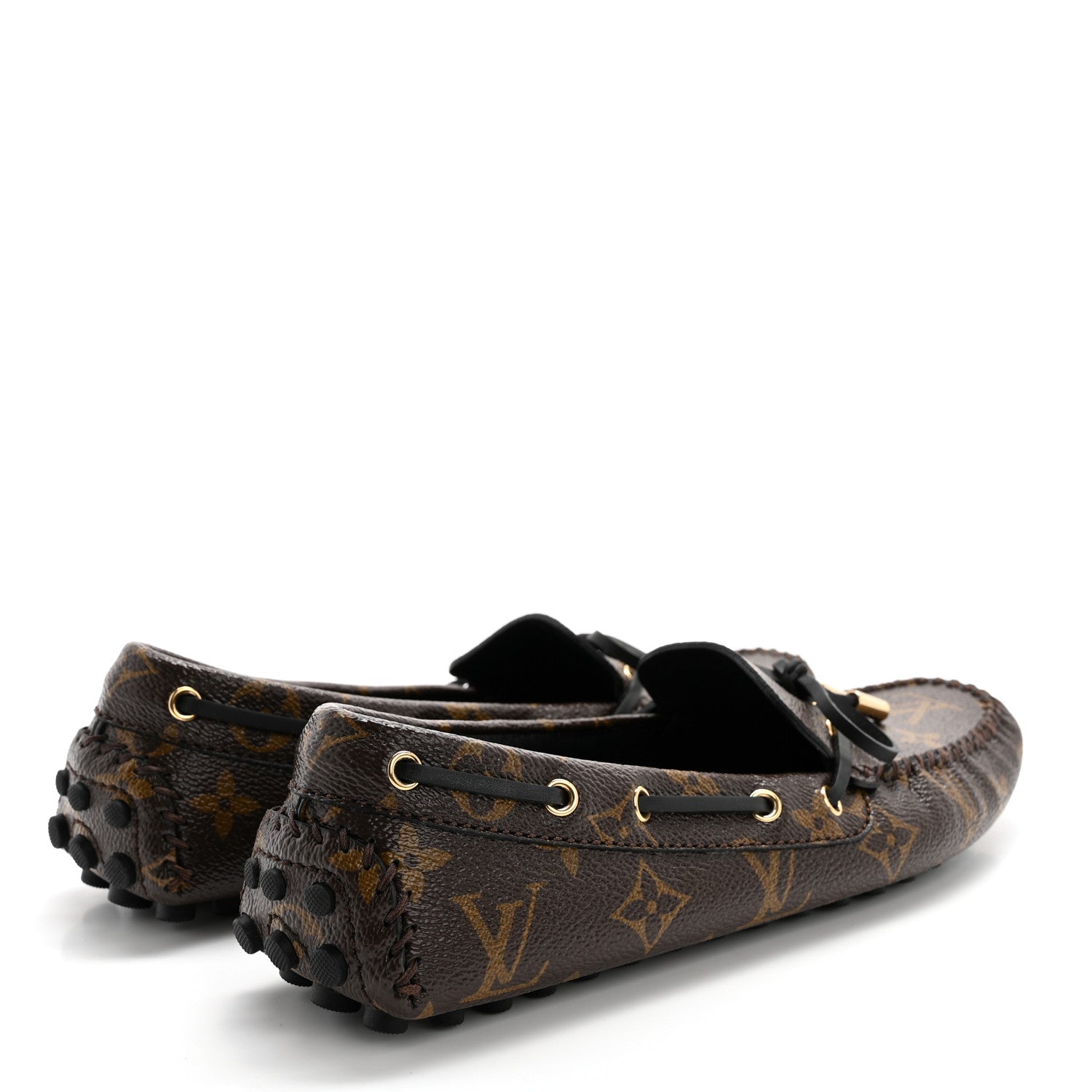 Louis Vuitton Patent Monogram Gloria Loafers 37.5 4 of 10