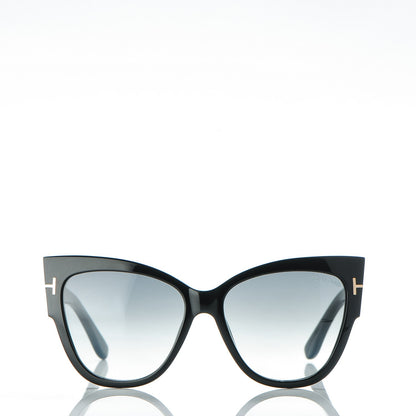 Tom Ford Acetate Anoushka Cat Eye Sunglasses TF371 Black 2 of 8
