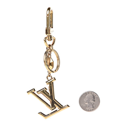 Louis Vuitton LV Facettes Bag Charm Key Holder Gold 2 of 5