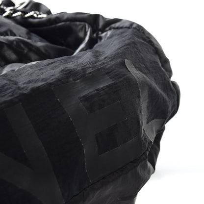Chanel Nylon Drawstring Backpack Black 12 of 13