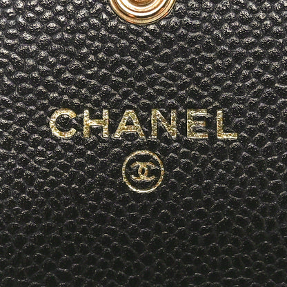 Chanel Caviar Quilted Miss Coco Clutch With Chain  Black 6 of 11