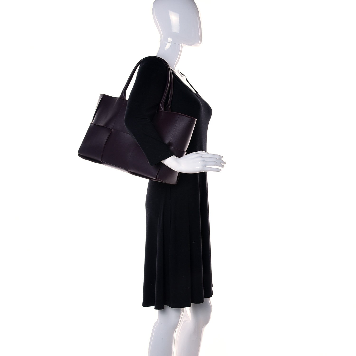 Bottega Veneta Nappa Maxi Intrecciato Medium Arco Tote Grape 2 of 10
