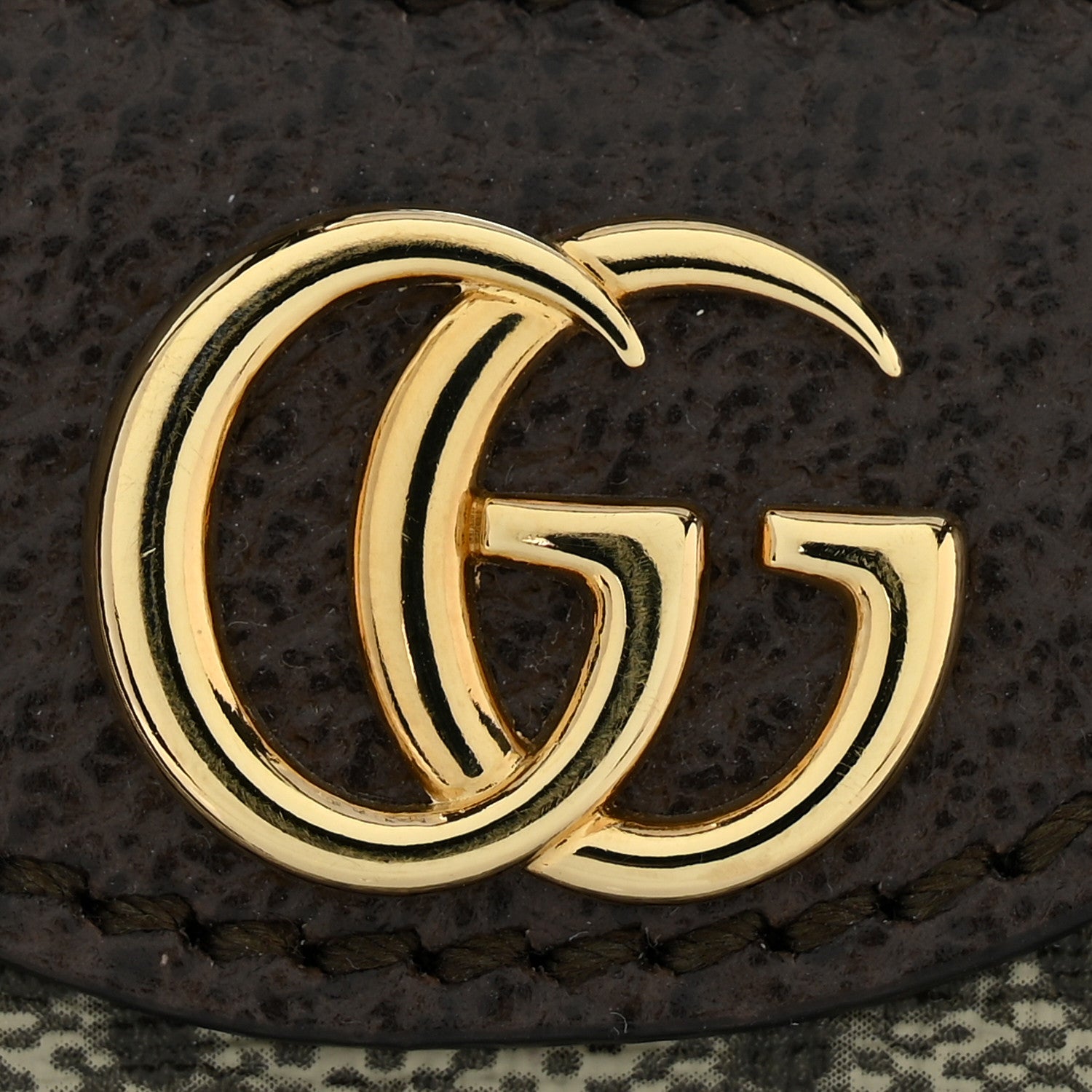 Gucci GG Supreme Monogram Textured Dollar Calfskin Small Ophidia Hobo Beige Ebony New Acero 10 of 11