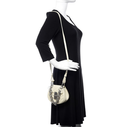 Chloe Calfskin Quilted Nano Drew Bijou Shoulder Bag White 2 of 11