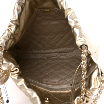 Chanel Metallic Calfskin Quilted Chanel 22 Golden 6 of 10