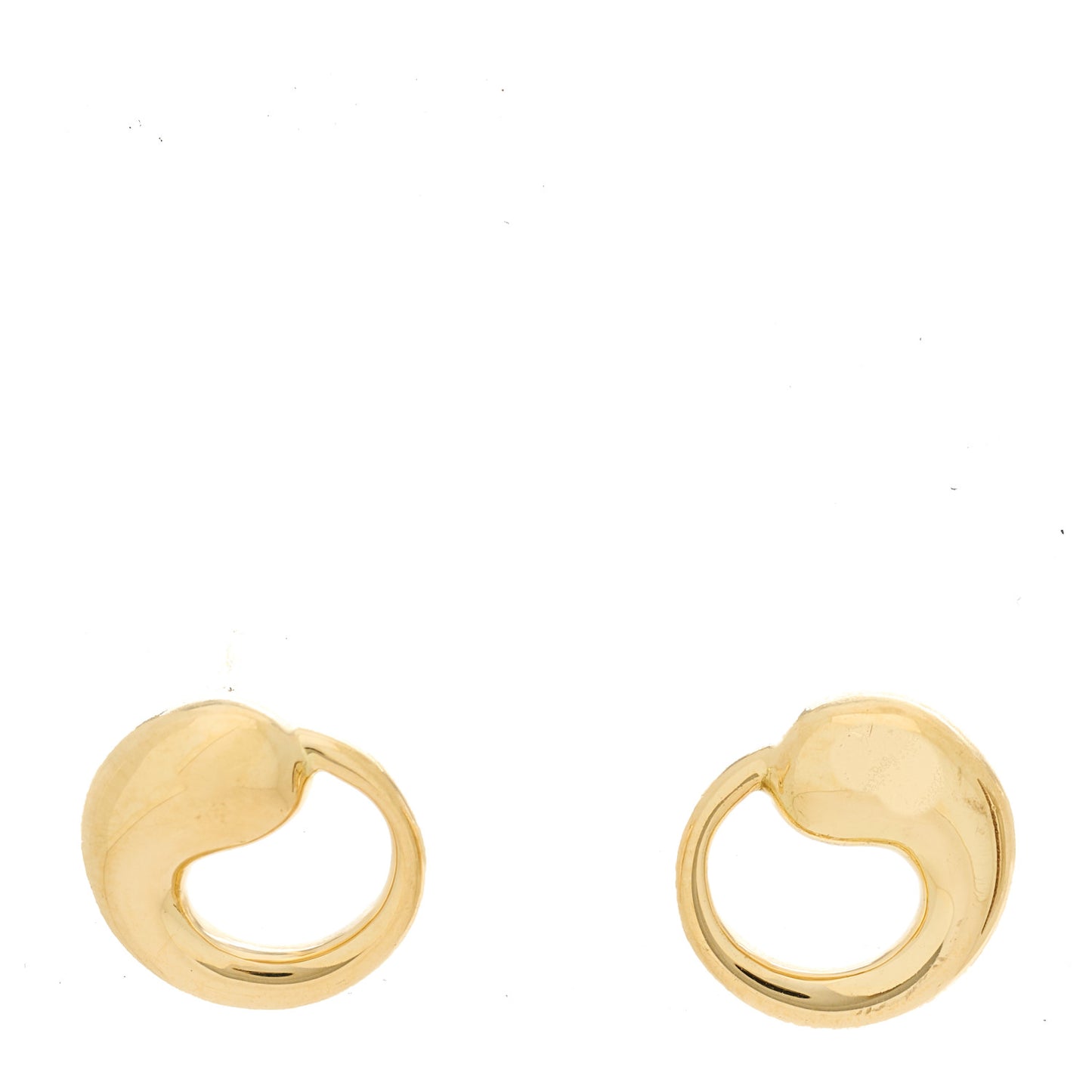 18K Yellow Gold Elsa Peretti Eternal Circle Earrings
