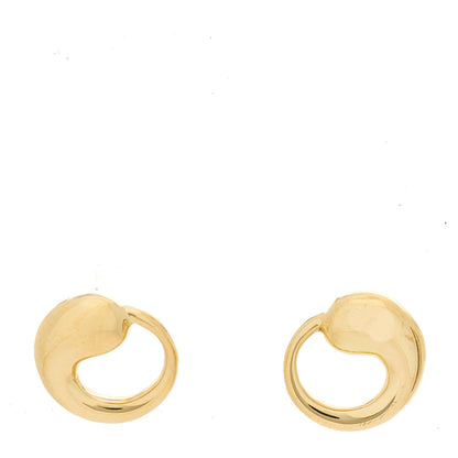 Tiffany 18K Yellow Gold Elsa Peretti Eternal Circle Earrings 1 of 4